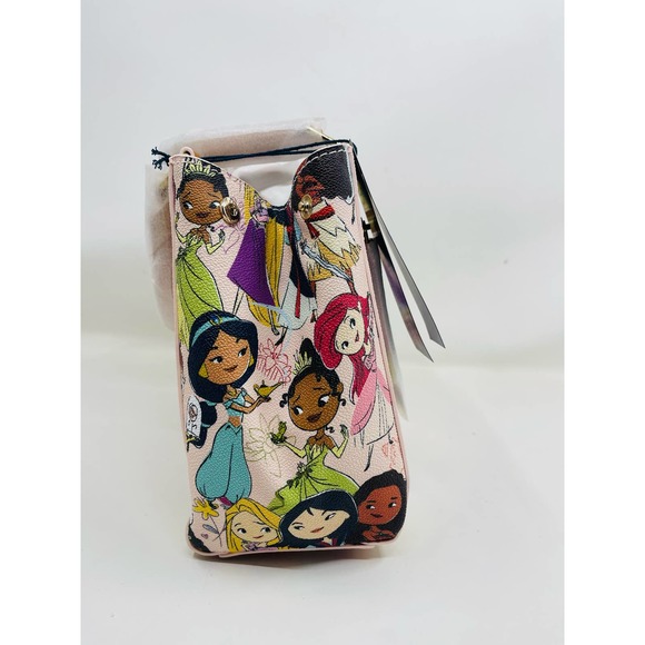 Dooney & Bourke 2022 Disney Parks Animators Multi Princess Satchel Bag - Picture 4 of 8